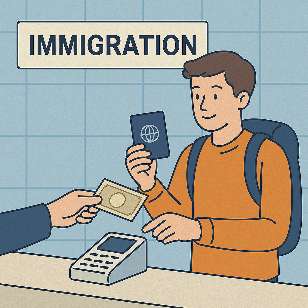 일본 입국 수수료 2028